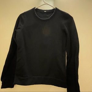 Lululemon Black Crew Fleece Pullover